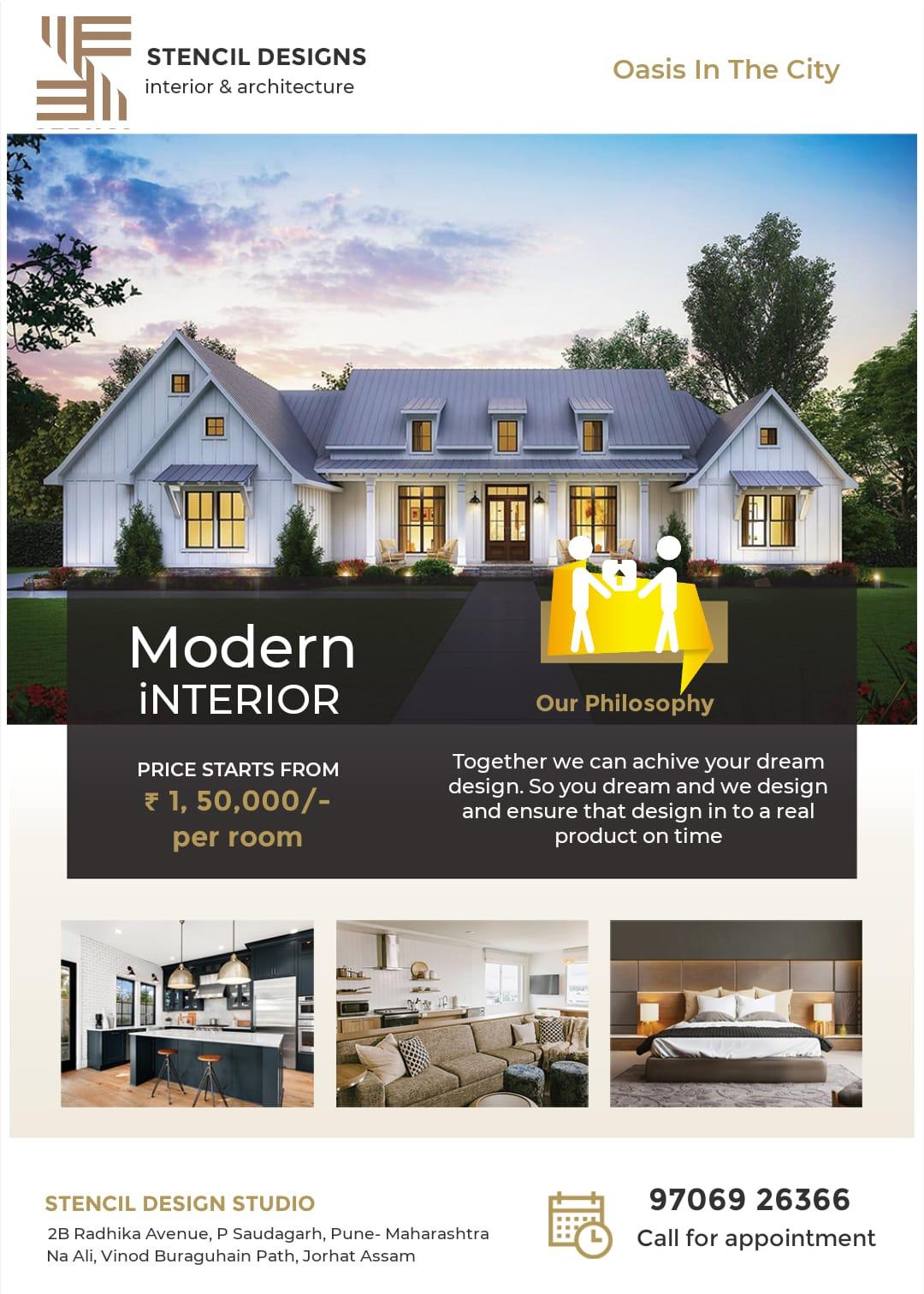 Magazine feature on interior design