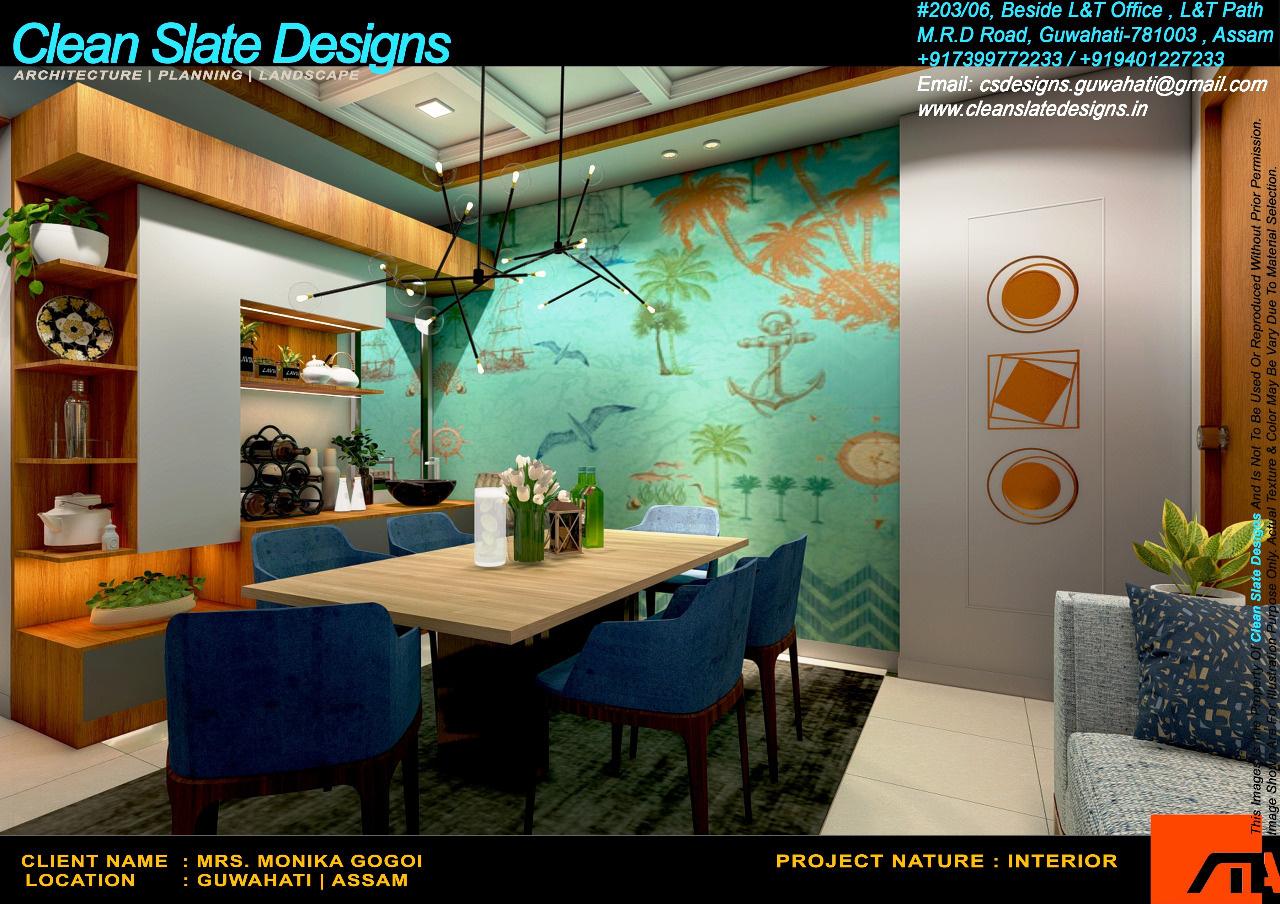 Living space with wooden flooring and contemporary decor